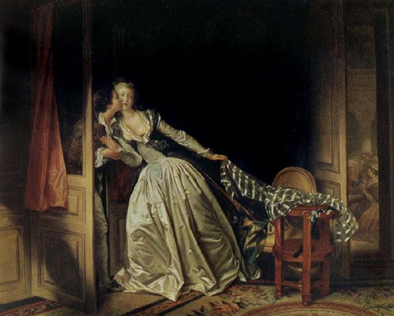 Jean Honore Fragonard The Stolen Kiss